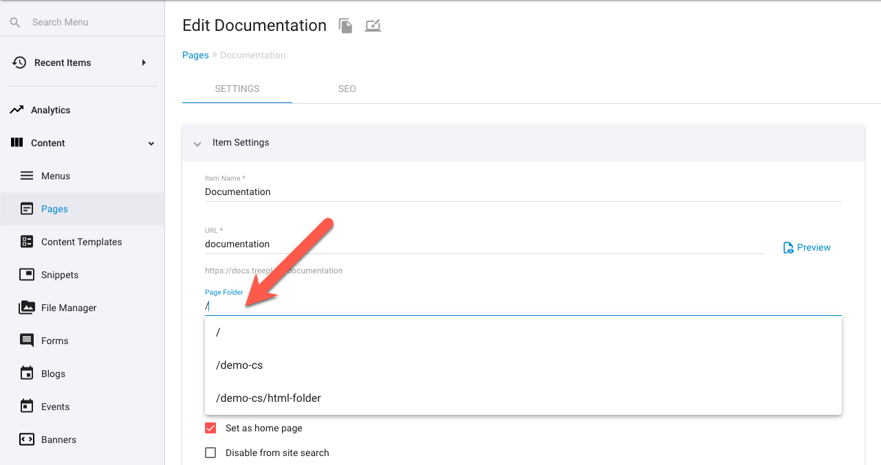 Pages - Assign to Group