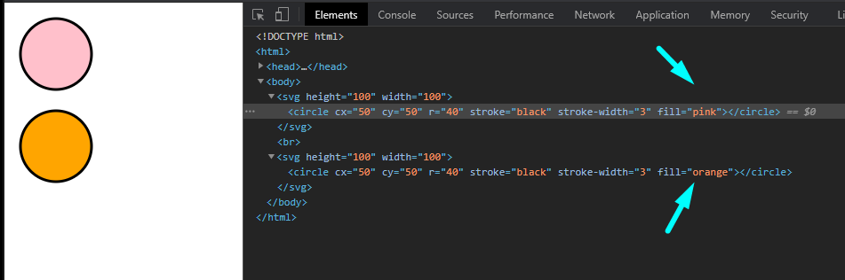SVG fillColour